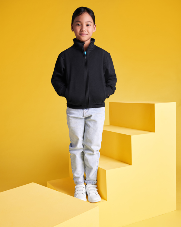 Sudadera básica cuello alto Ulan niños